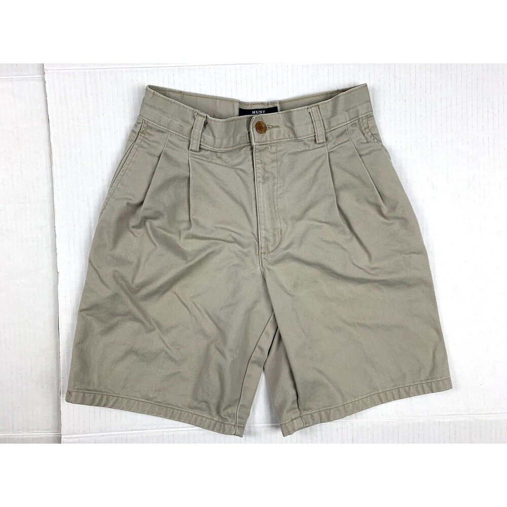 Hunt Club Chino Shorts Youth Boys 10 Regular Khaki W24 L6,5 Pleated